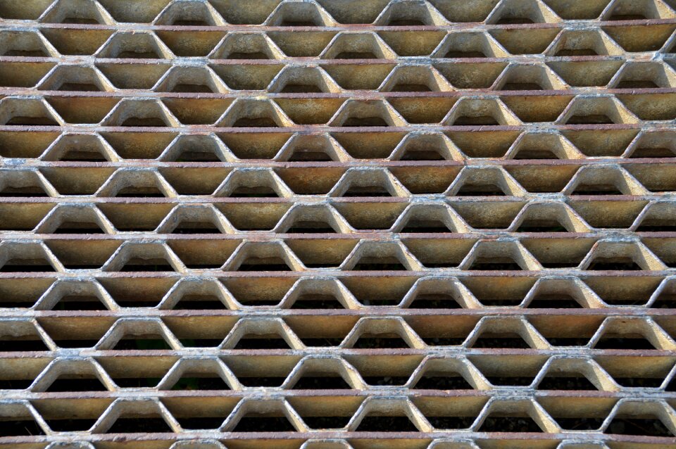 Abstract pattern metal