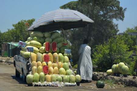 Grocery street shop egypt photo