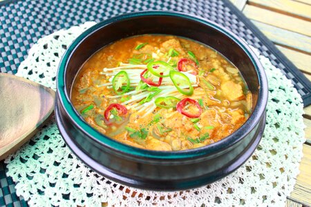 Food soup asian
