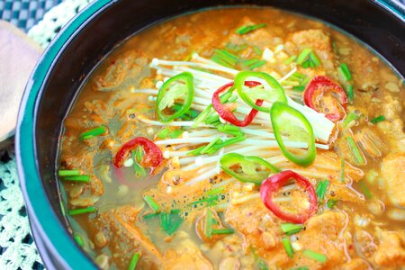 Food soup asian