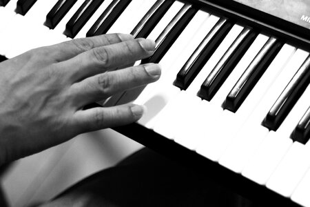 Keyboard hand touch