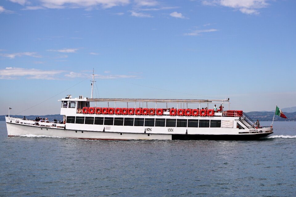 Lake boat cruise ship