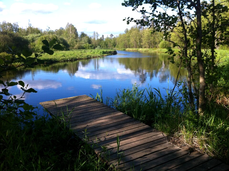 Clouds mirroring nature