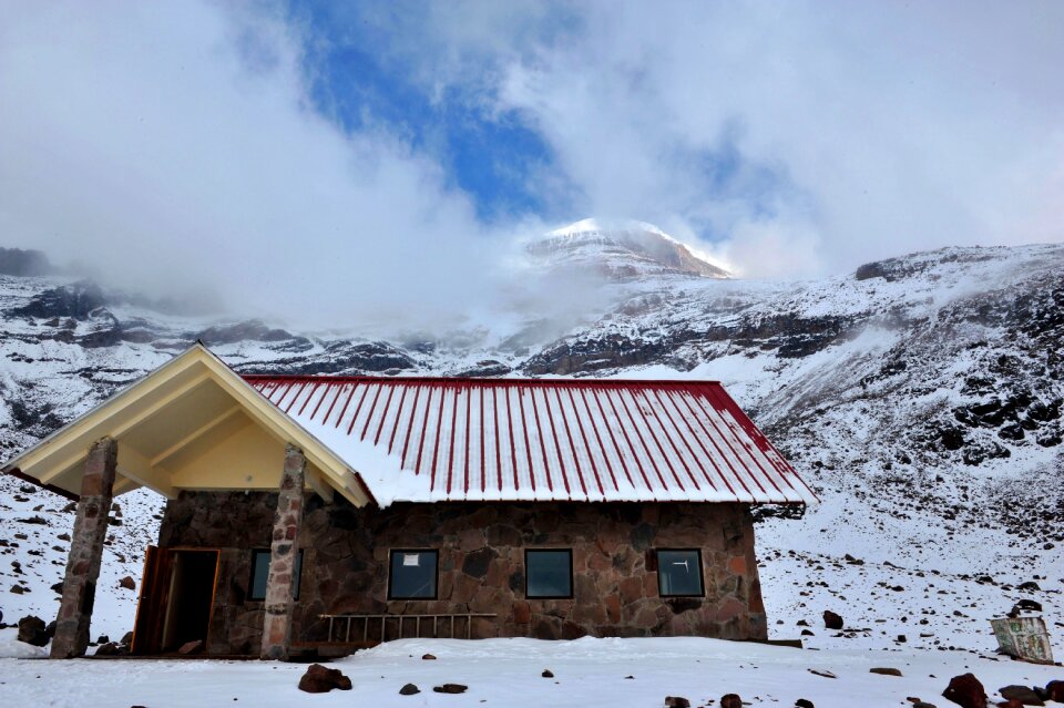 Chimbu cable volcano 5000 meters above sea