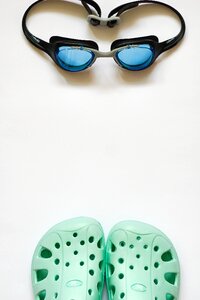 Swimming goggles flip swimming