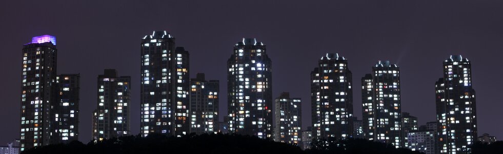 The night sky modern light