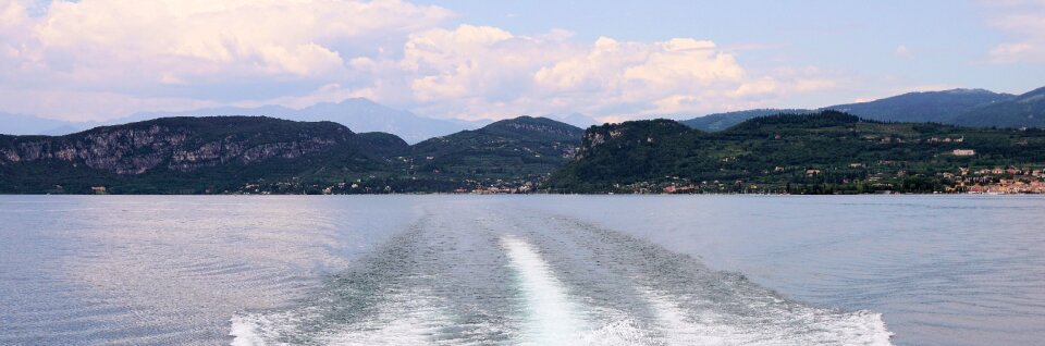 Panorama garda boat trip