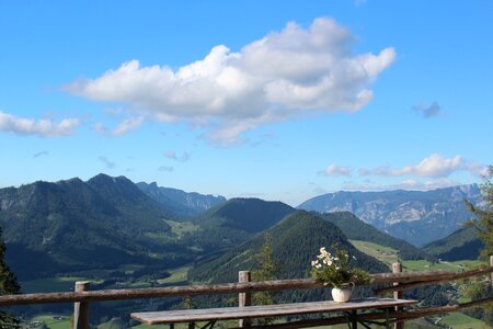 Alpine landscape mountains