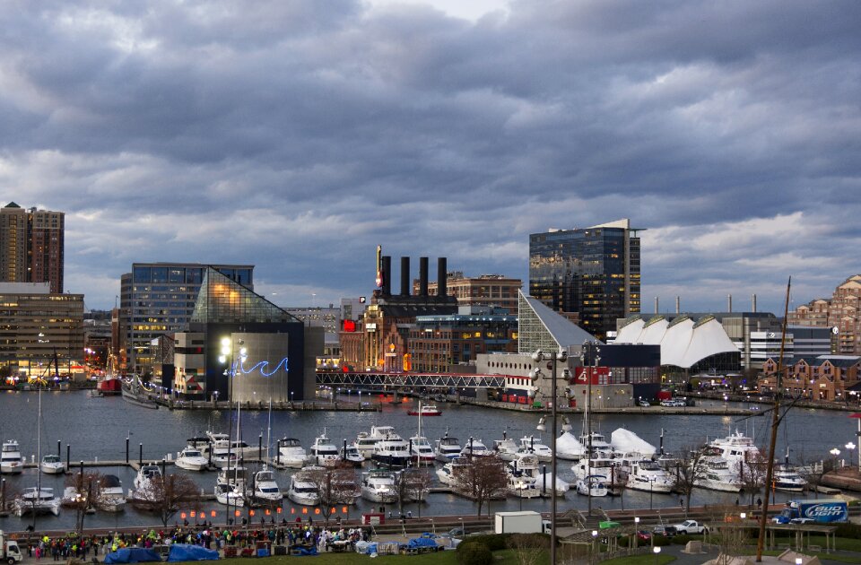 Tourism downtown inner harbor