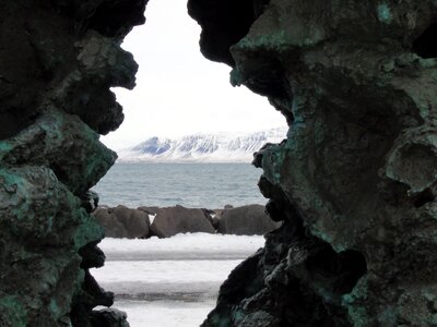 North winter rocks