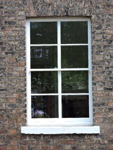 Sliding sash window accoya wood window listed building photo