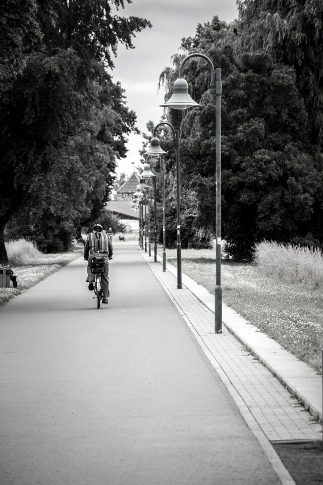 Away road cycling