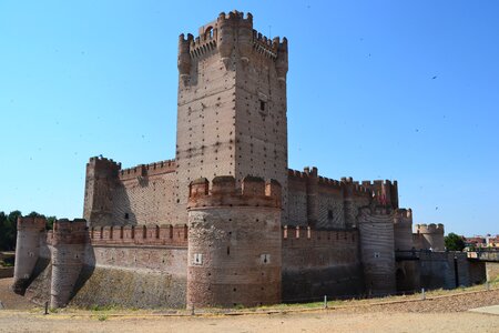 Spain castilla battlements photo