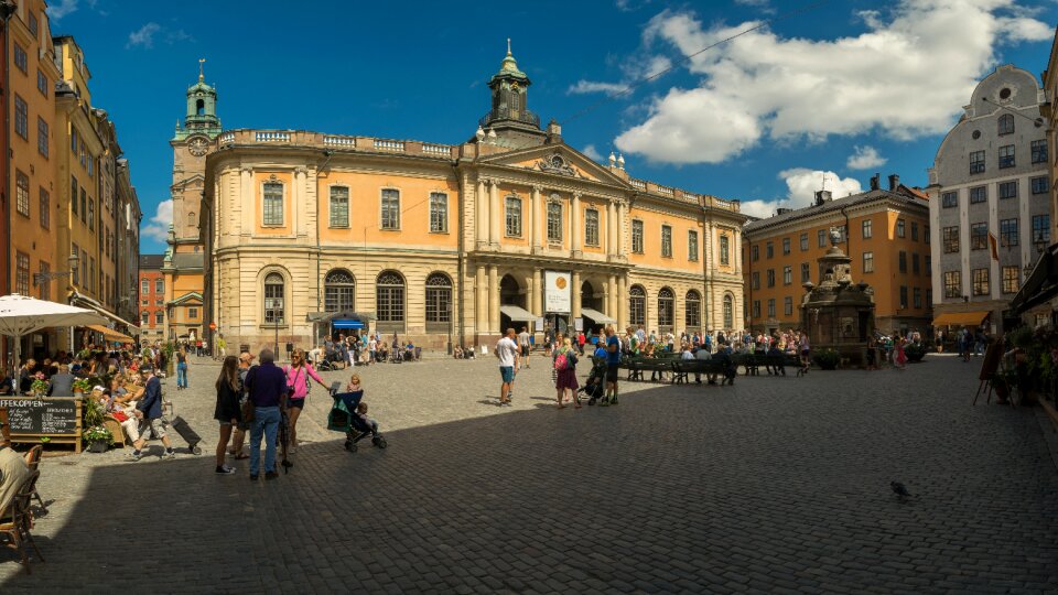 Old town building the nobel museum photo