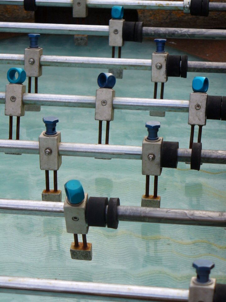 Ball game table football fielder