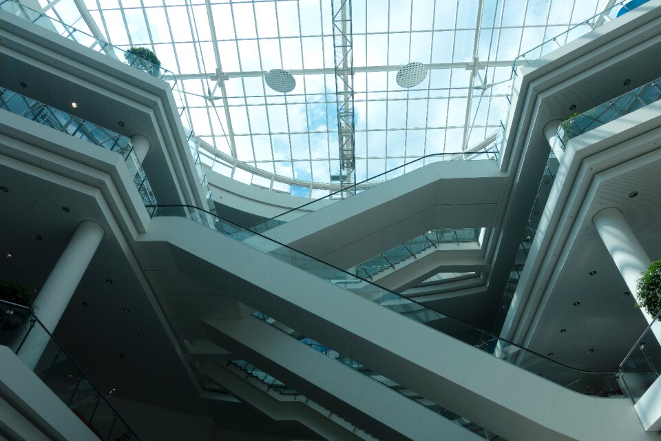 Glass steel dome