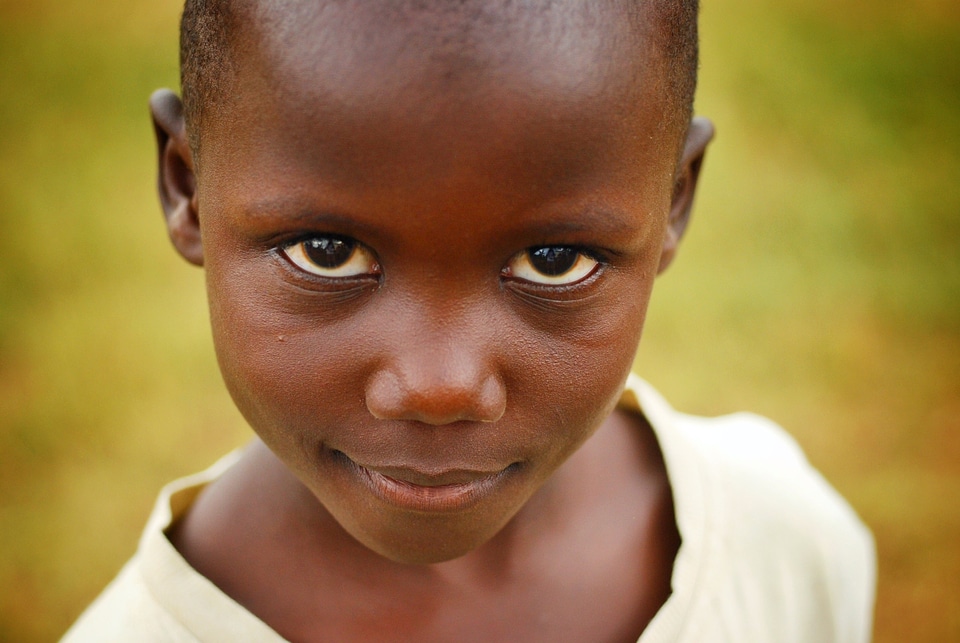 Girl close-up africa