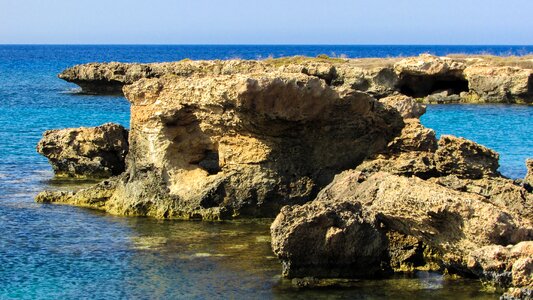 Coast rocky coast sea photo