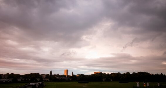 View dramatic urban