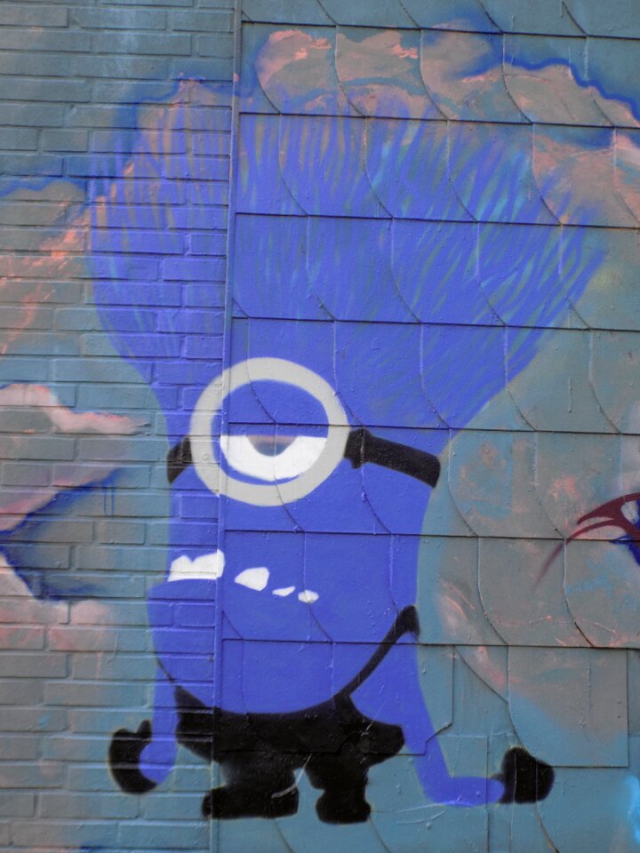 Sprayer wall painting colorful