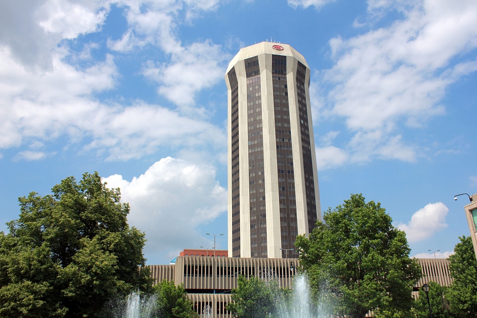 Circular tower architecture landmark