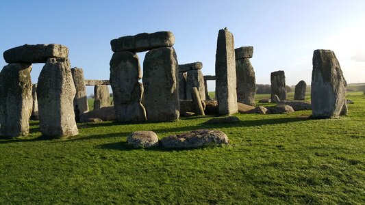 Historic prehistoric countryside photo