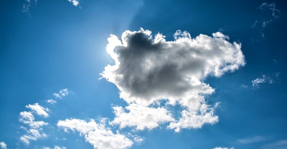 Blue sky clouds sky clouds blue photo