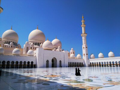 Eua blue mosque photo