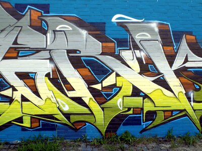 Sprayer wall painting colorful
