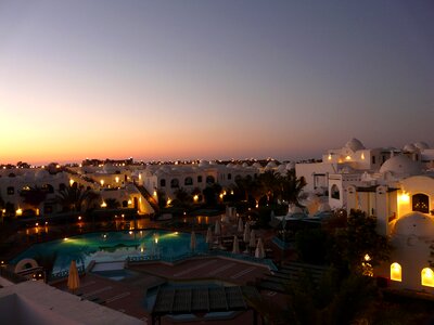 Hotel roof abendstimmung sunset