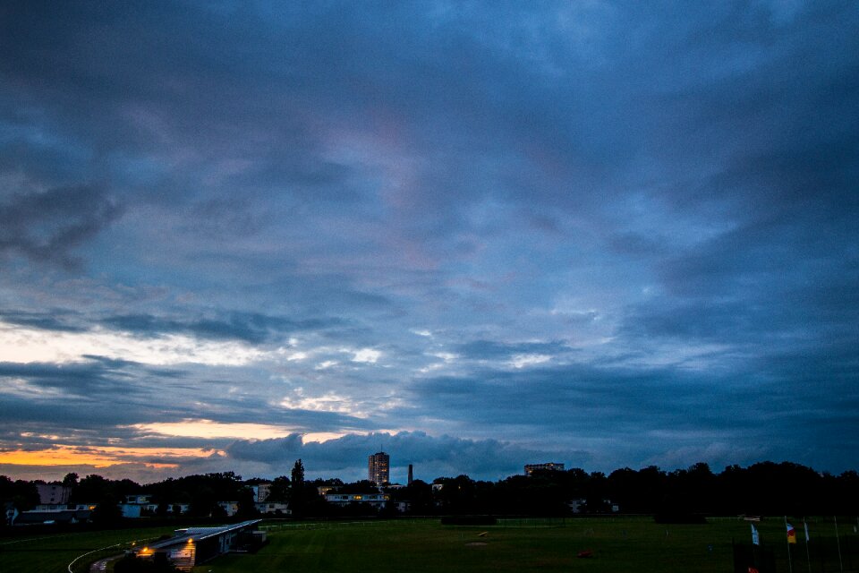 View dramatic urban