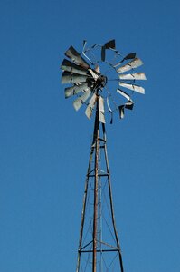 Wind rural blue photo