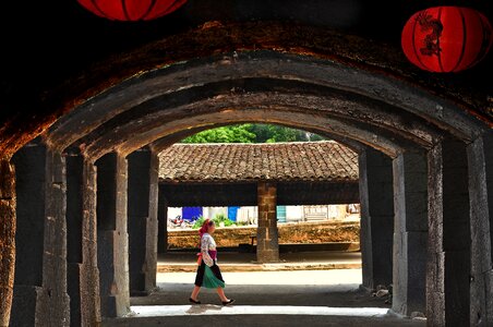 Asia girl city
