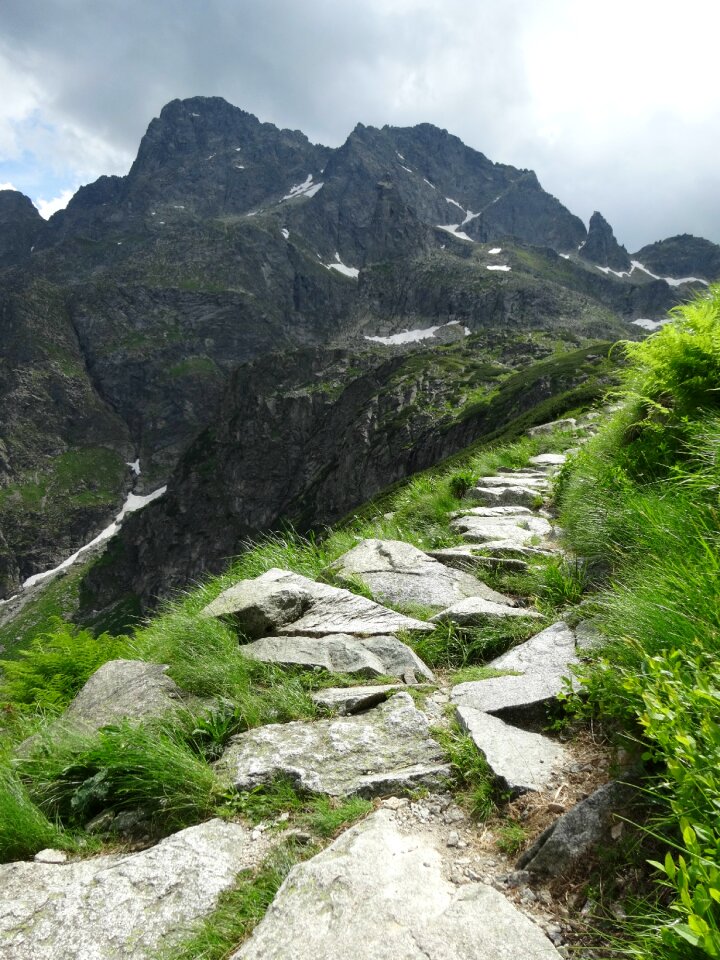 The high tatras hiking trails the national park