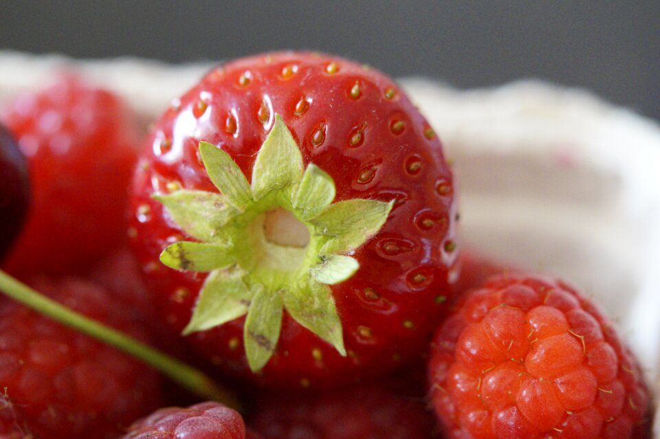 Berry red fruits fresh
