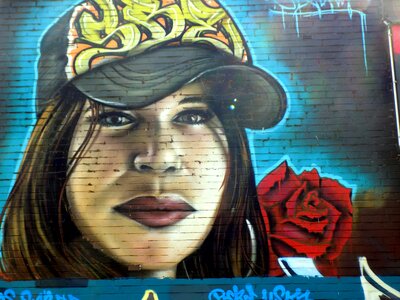 Sprayer wall painting colorful