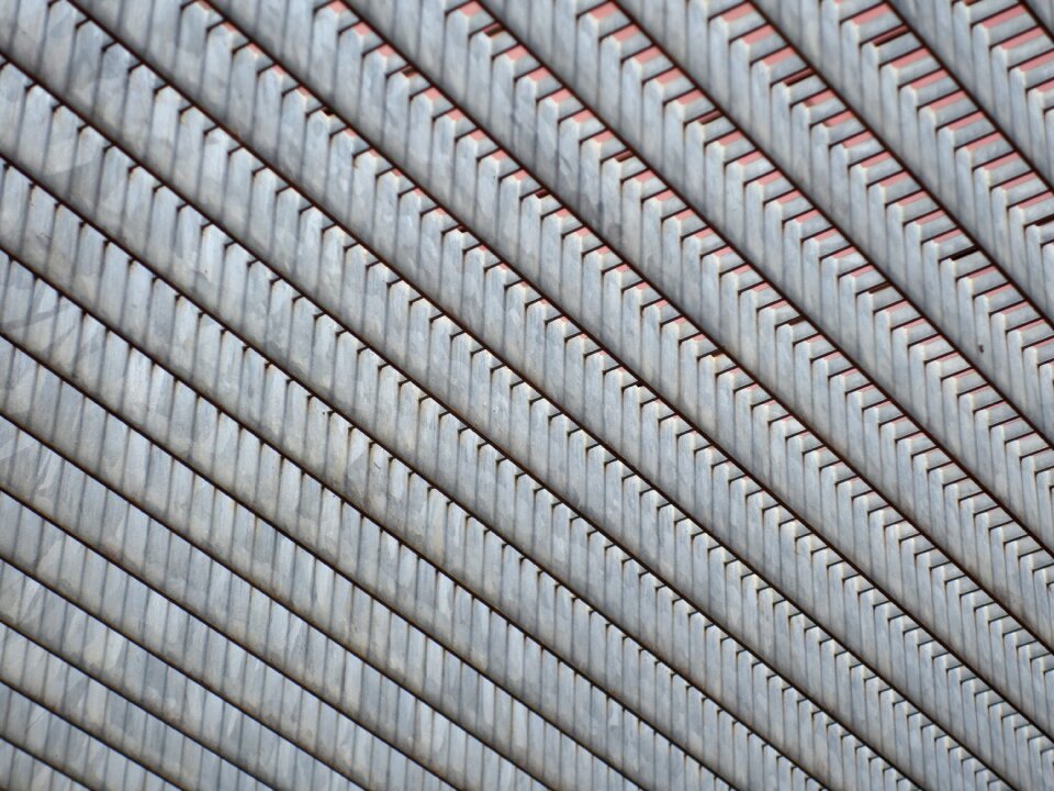 Metal regularly pattern