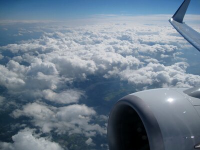 Blue sky clowds