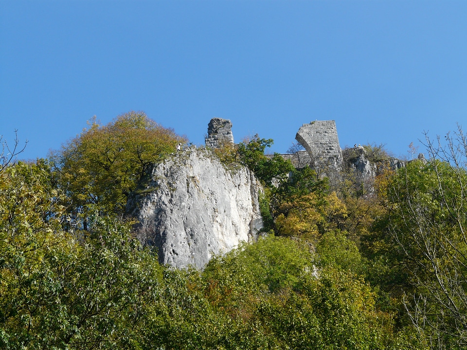 Castle ruin rusenschloss height burg
