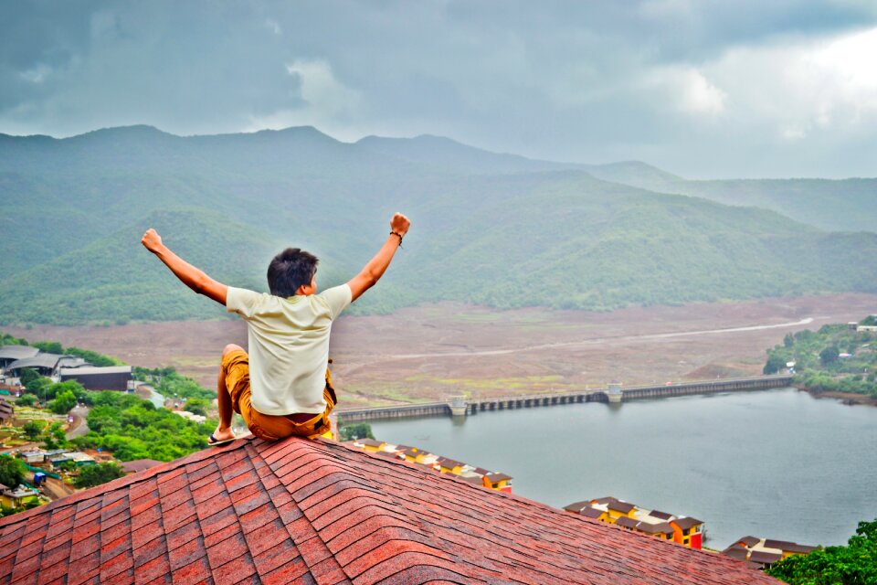 Happy people nature