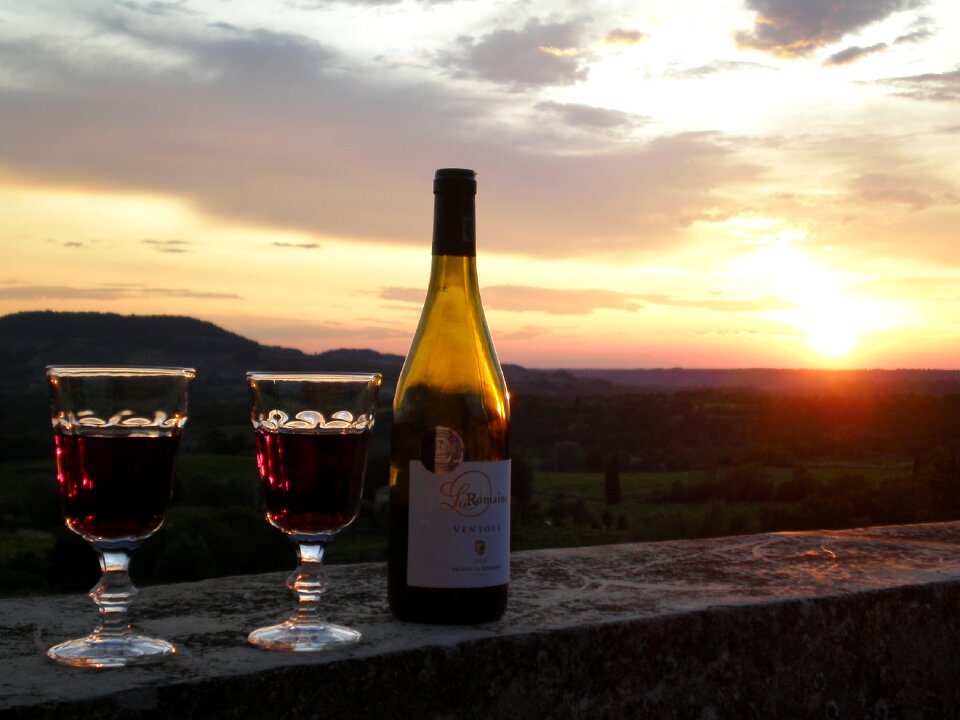 Romantic mood sunset