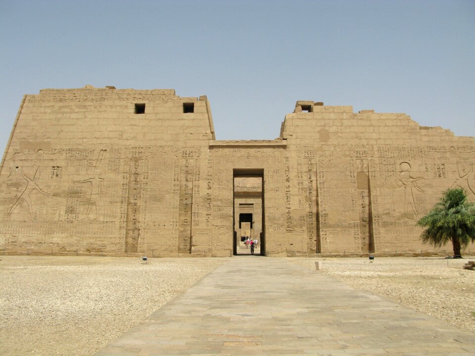 Luxor west bank luxor temple