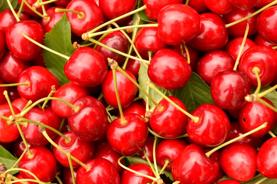 Red vitamins fruits