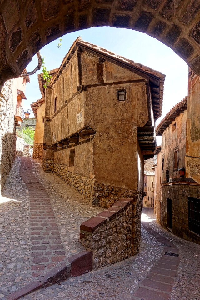 Cobblestone alleyway picturesque