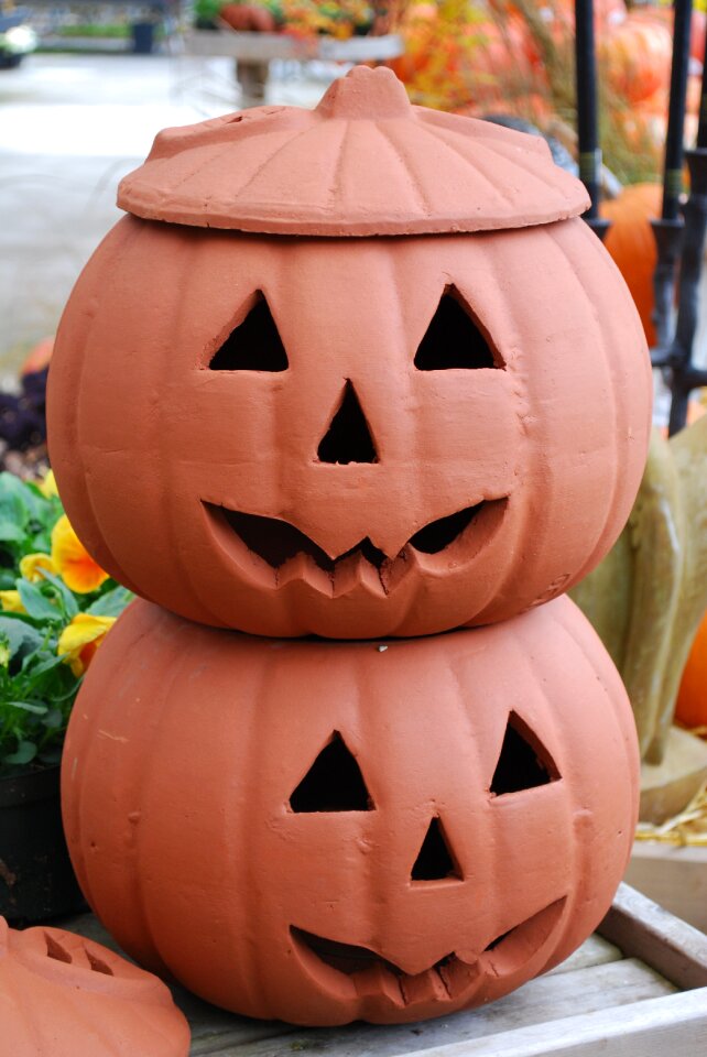 Jar clay decoration