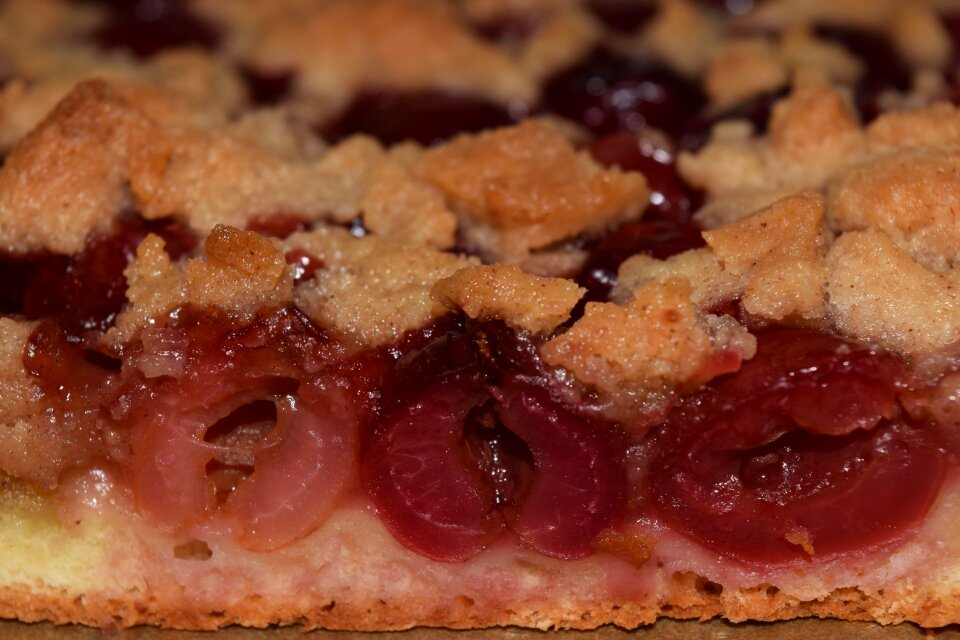 Streusel cake sweet delicious