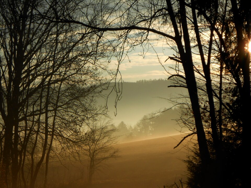 Clouds landscape lane