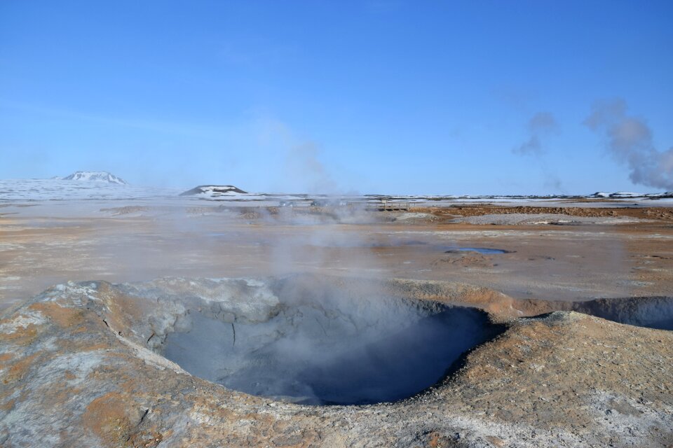 Landscape hole in ground