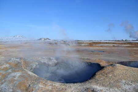 Landscape hole in ground