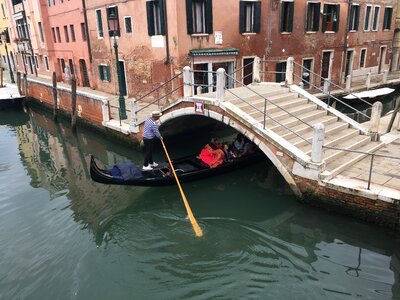 Water gondola romantic photo